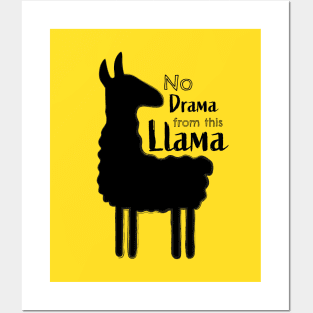 No drama for this llama Posters and Art